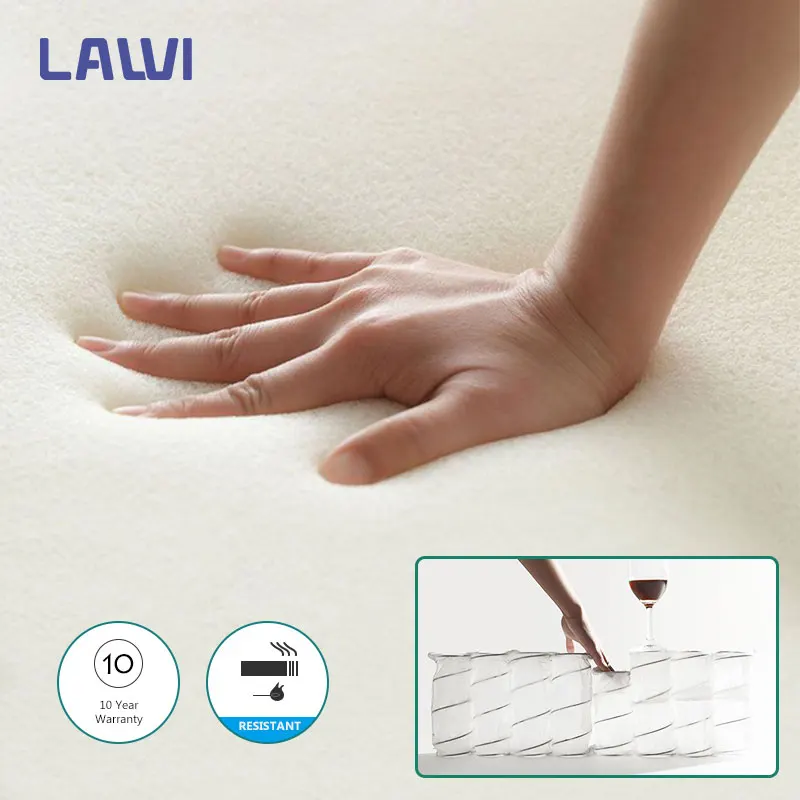 Pocket Spring Mattress Queen Size Vacuum Roll Up Pocket Spring Mattress