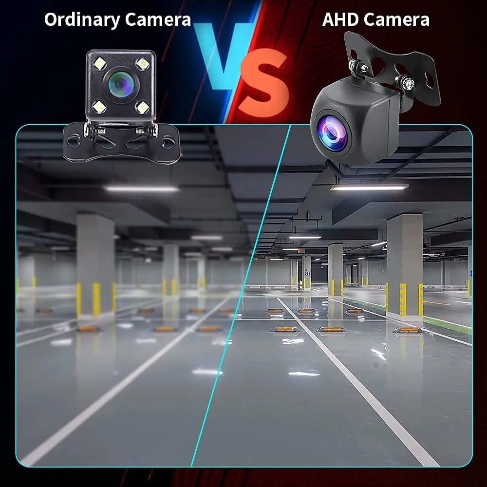 OEM 8 LED IR Night Vision Car Rear View Camera 170 Degree Wide Angle Hd Color Image Waterproof Parking Backup Reverse Camera manufacture