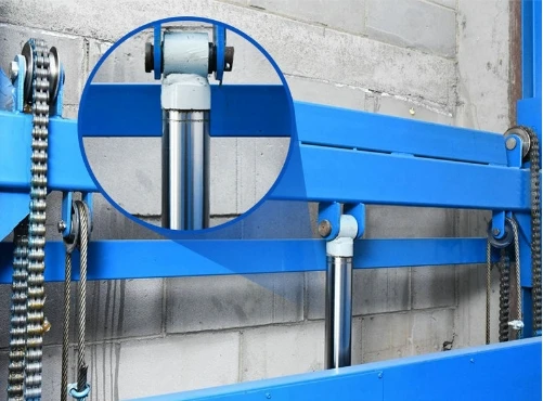 Industrial Hydraulic Vertical Guide Rail Cargo Lift Freight Elevator ...