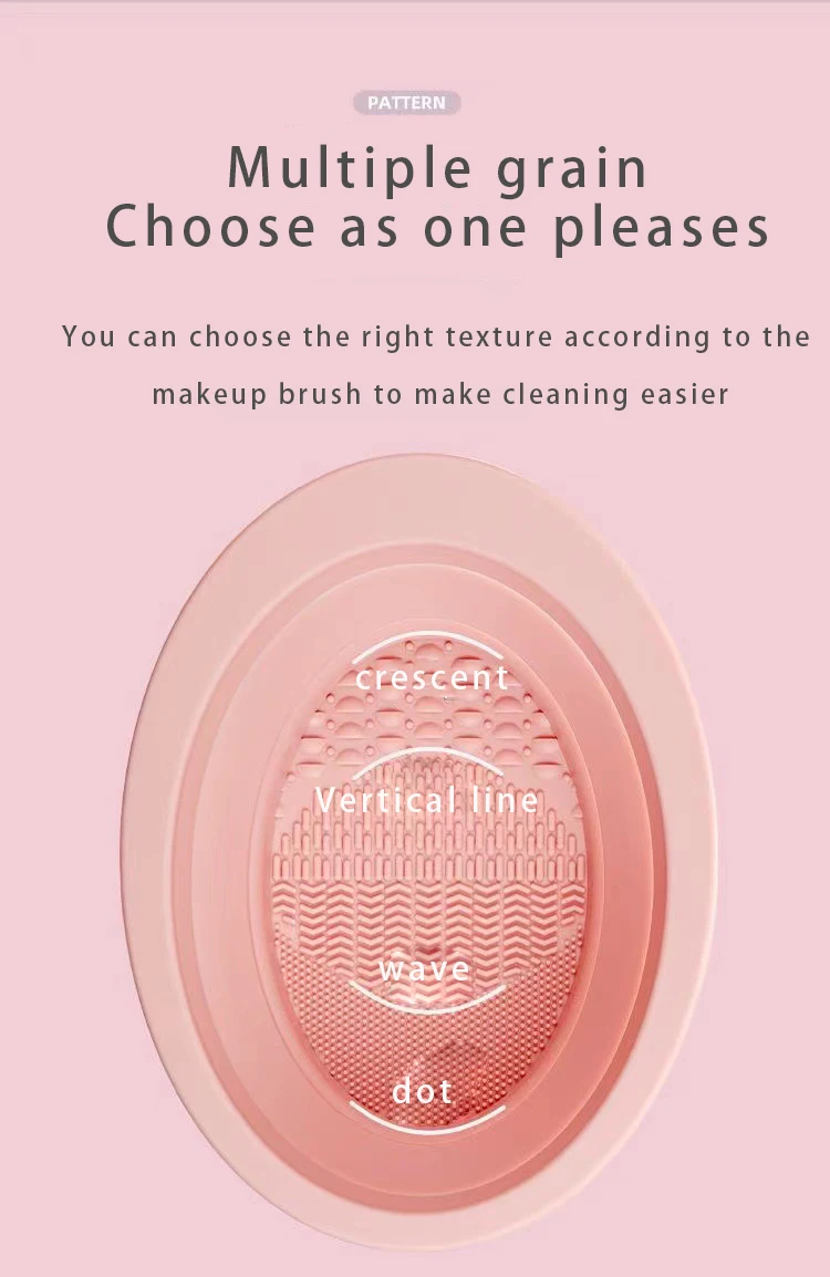 New Style Silicone Foldable Cosmetic Makeup Brush Cleaning Bowl Folding