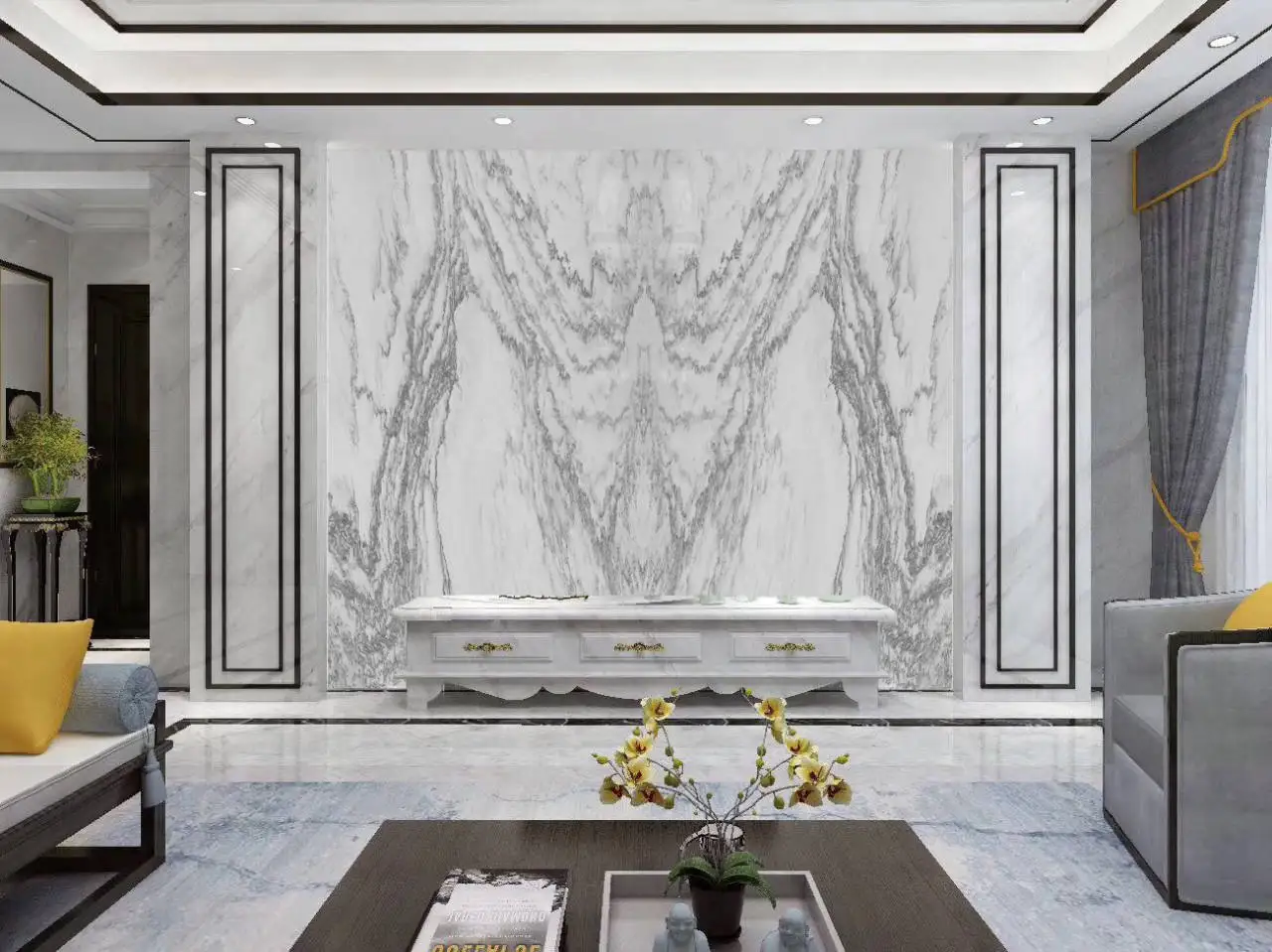 SUKALA VIEW PRINT トラベルヨガマット ホワイトストーン　大理石 SUKALA VIEW PRINT トラベルヨガマット ホワイトストーン 大理石