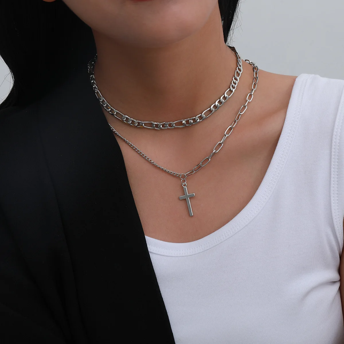 Pendant Necklaces,Antique Silver 
