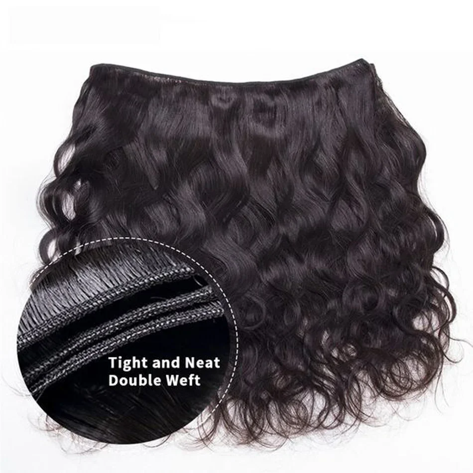 Cabelo humano body wave apliques de cabelo brasileiro feminino_voghion.com