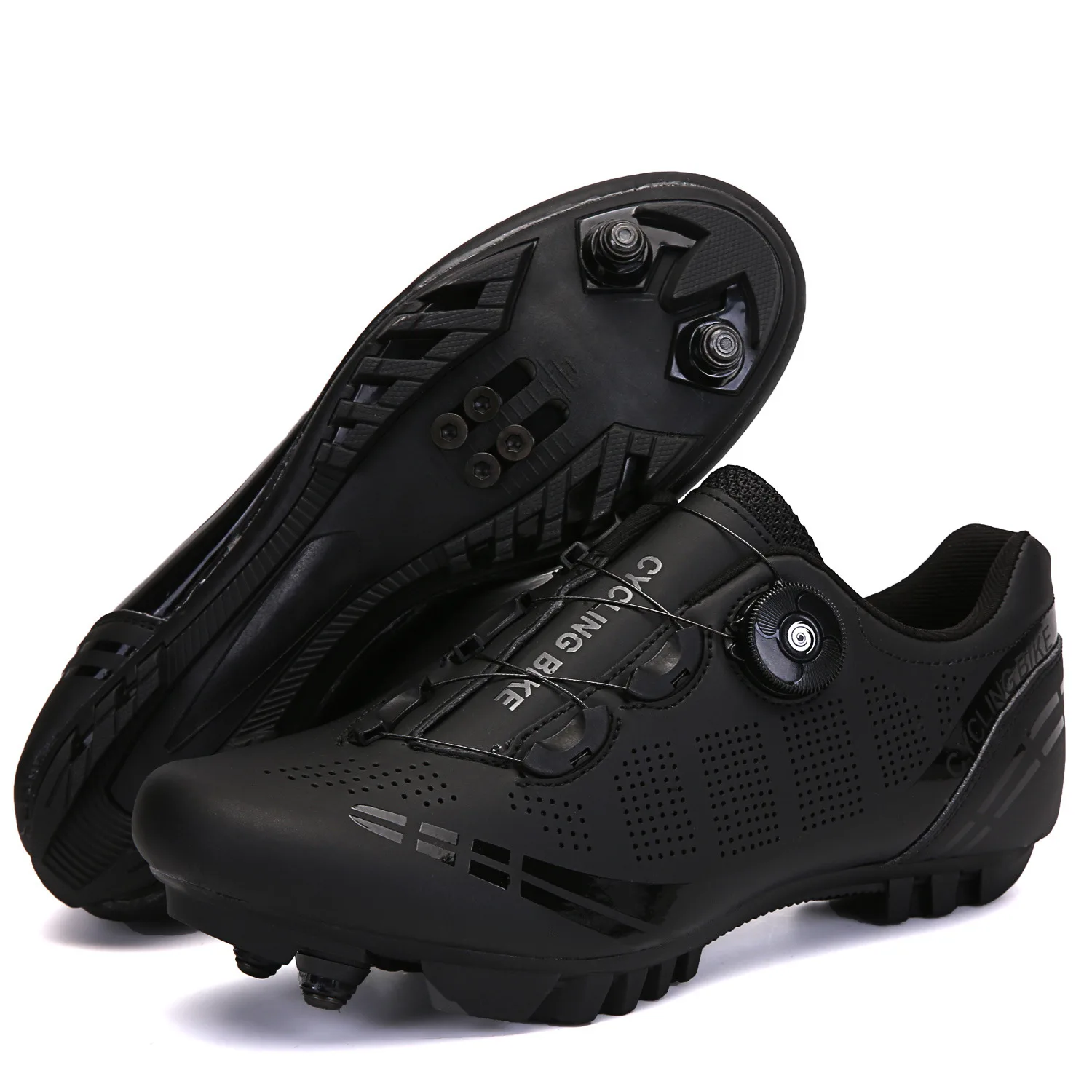 Fashion Quality Lightweight Breathable Men's Women's Road Mountain Cycling Shoe Gear for All Seasons with Lockup Function