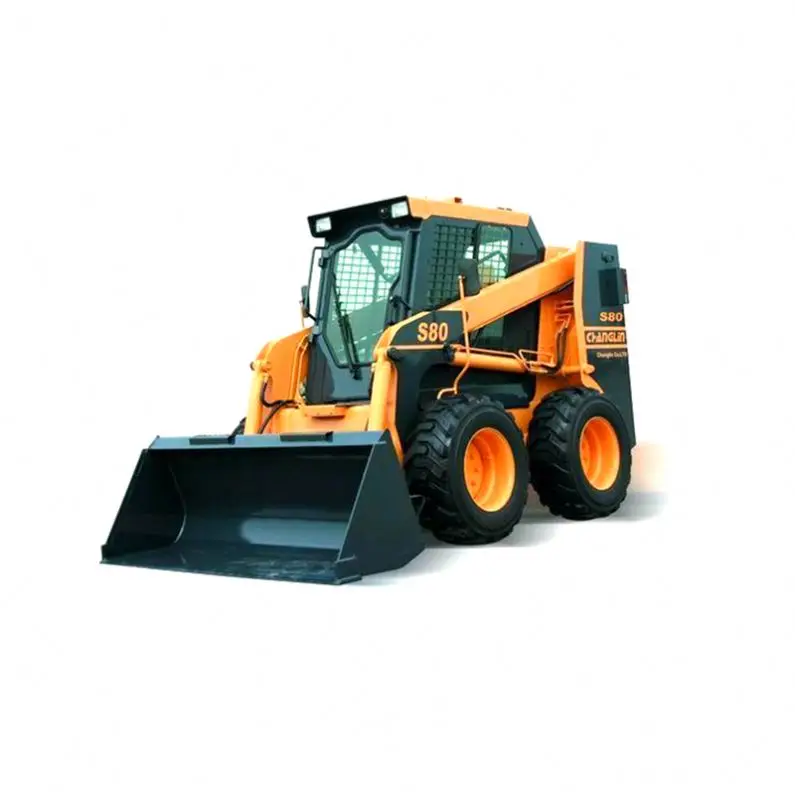 Chinese Heavy Skid Steer Loader Ws85 With Milling Planer