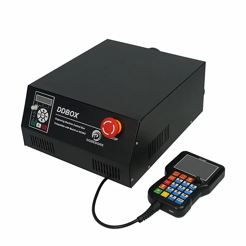 DIY Upgrade Independent  Off Line CNC Control Box for 4 Axis CNC Router Machine Controller System
