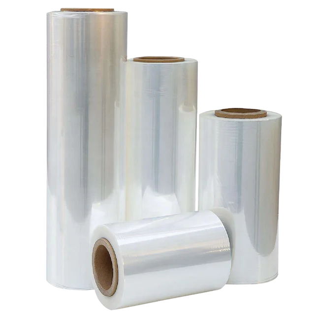 Custom Logo White Transparent Plastic Pof Heat Shrink Clear Film Shrink Warp Roll For Package