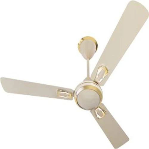 grey and gold ceiling fan