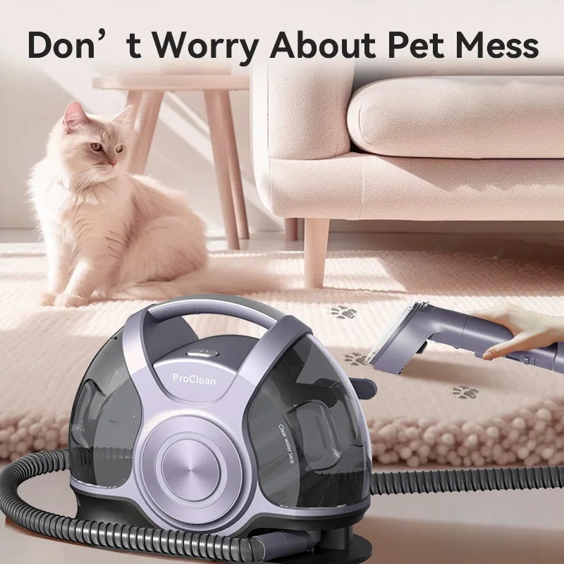 2024 Newest  Corded Spot Wet and Dry Dirty Fabric Carpet Sofa Cleaning Machine Carpet Fabric Vacuum Cleaner PROCLEAN