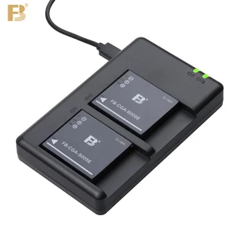 FB CGA-S005E Battery Charger Dual Channel for Panasoni DMC FX8 FX9 FX10 FX12 FX50 FX3 FX100 FX01 LX2 FX07 FX150 FX180 FS1 LX1 detail image