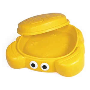 Unisex Cartoon Crab Funny LLDPE Plastic Sand and Water Play Box Toys for Sand Box Play