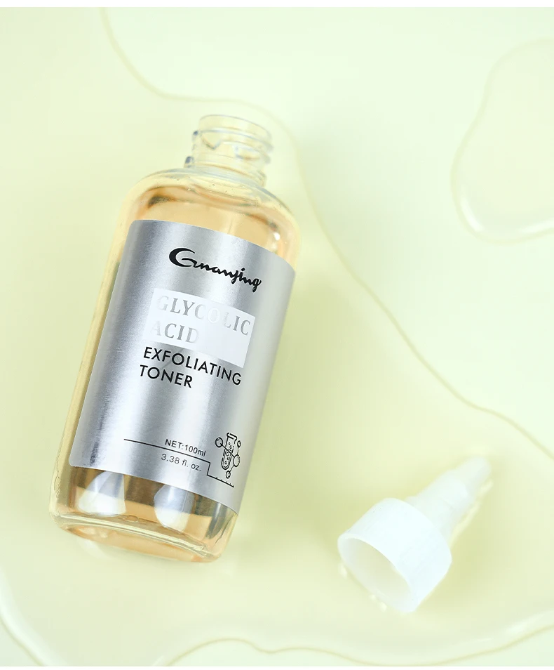 Glycolic Acid Toner Face Brightening Pore Shrinking Reduce Fine Lines Dead Skin Exfoliating Skin Toner (New)