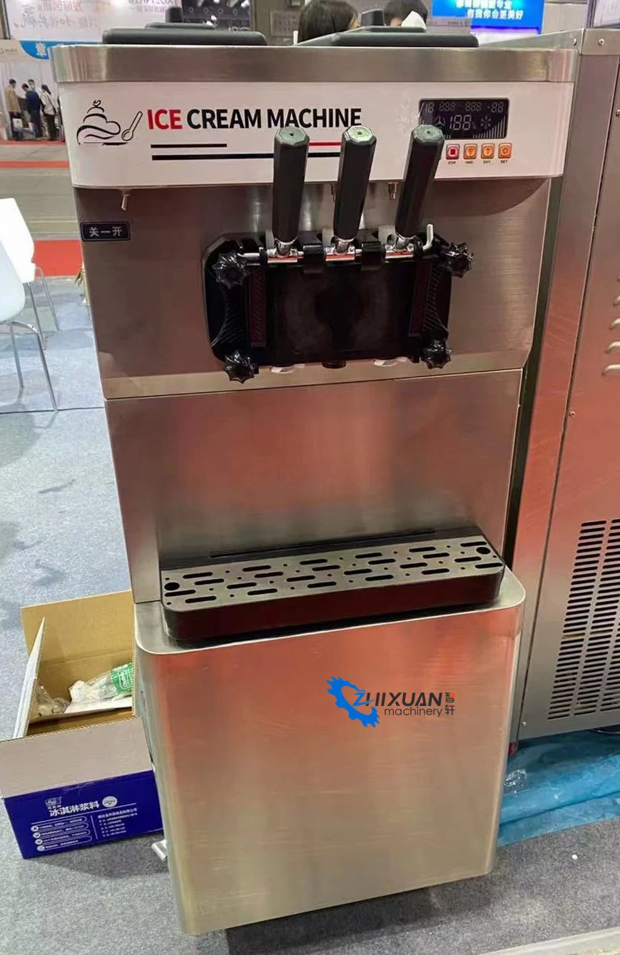 Hot Selling Soft Serve Ice Cream Machine - 2+1 Flavors