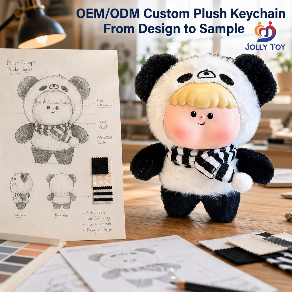 Chaveiro de pelúcia personalizado sob encomenda da fábrica (OEM), brinquedos de pelúcia de alta qualidade em material PVC, chaveiro em forma de boneca de pelúcia em vinil