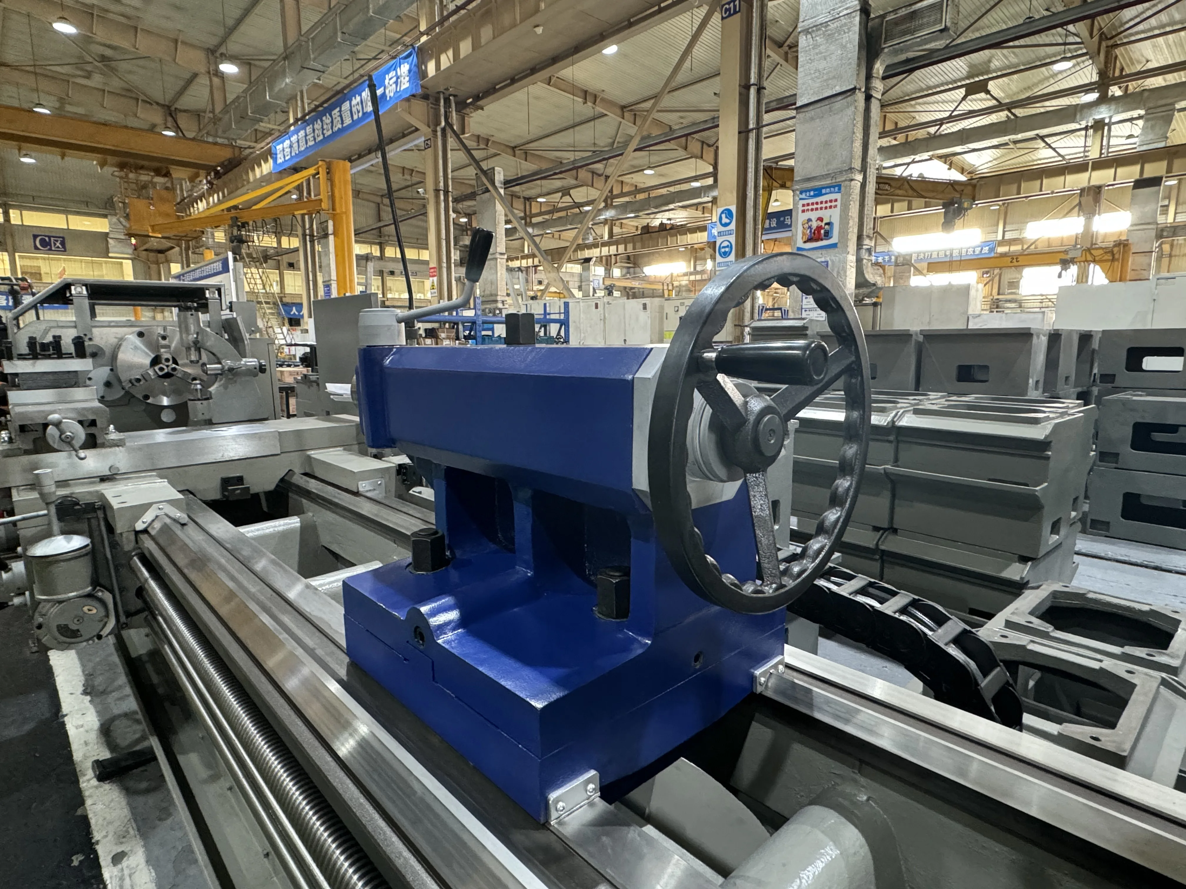 Heavy Duty Horizontal Manual Lathe CW6163B Flange Lathe 3000mm SMTCL Large Lathe Machine