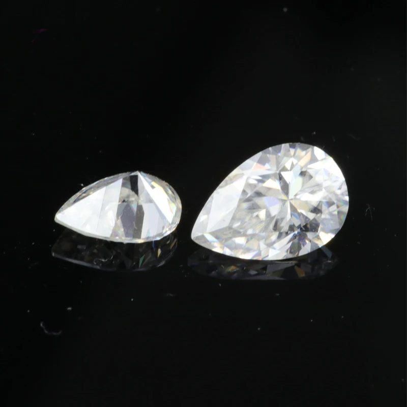 HMOIS factory custom wholesale D color pear shape VVS1 moissanite diamond loose gems for necklace pendants