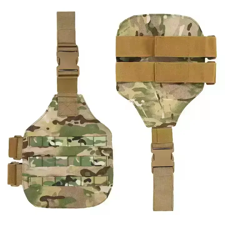Aurgiarme Heavy Duty ABS Drop Leg Platform - Universal Thigh Mount Panel For Tactical Gear