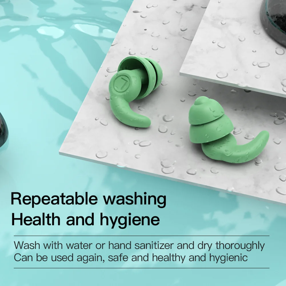 2023 шумоподавляющие беруши силиконовые звуконепроницаемые немой для сна студенческого общежития водонепроницаемый зажим