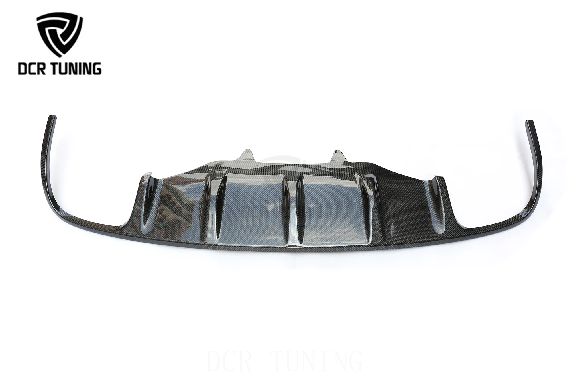 Carbon Fiber Rear Diffuser For Mercedes E-Class W211 E55 2003-2006 – Gloss Black
