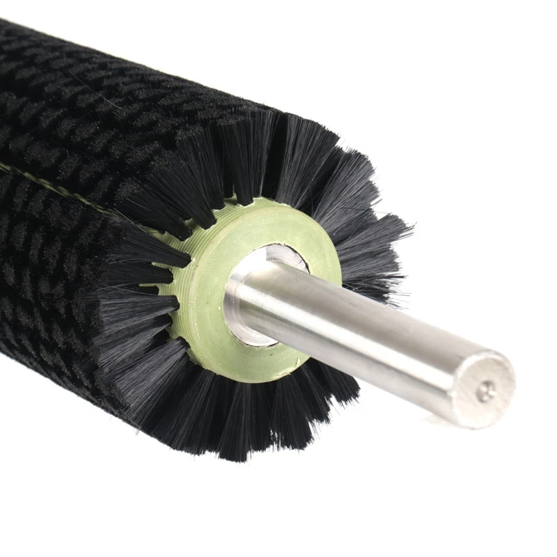 Cheap Price Easy to Install with Shaft Conveyor Cylinder Brush for Metal Processing Industry