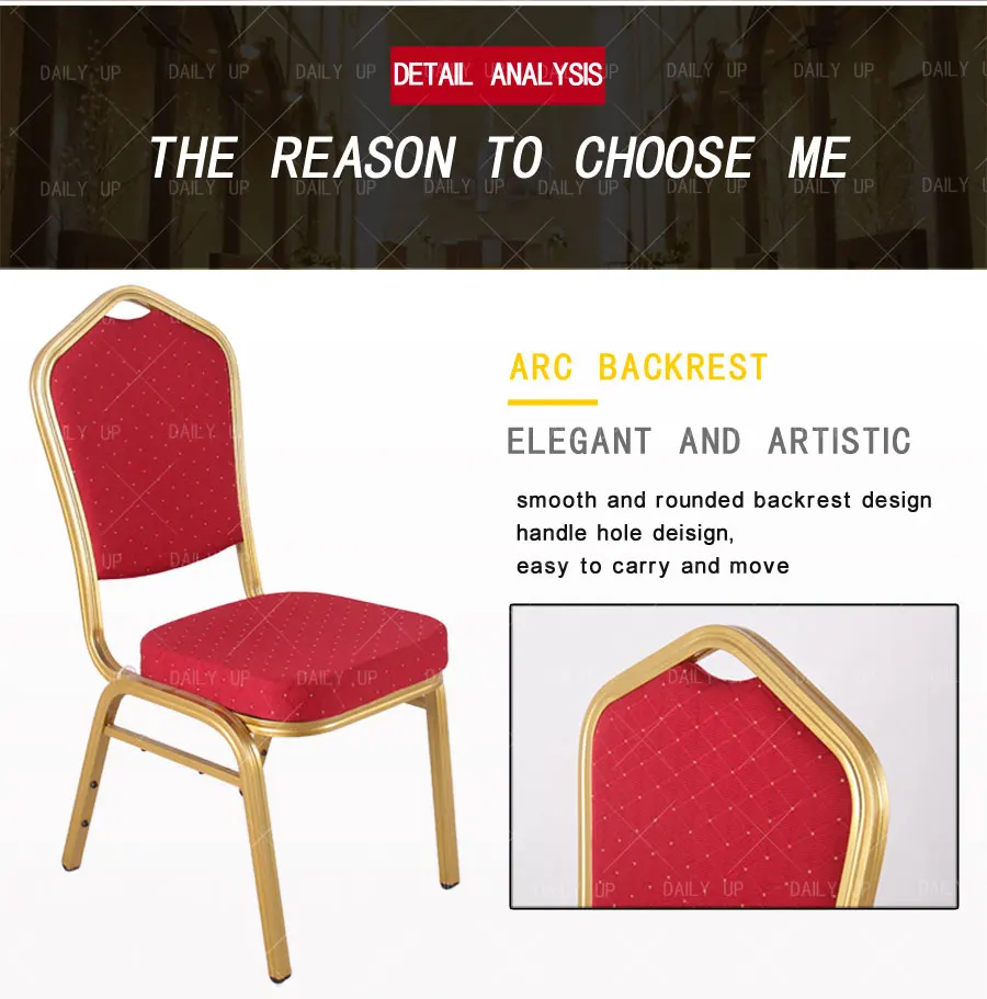 Factory Sale Stacking Banquet Chair Steel Frame And Classic Style Chair Low Price Stackable Hotel Chair For Wedding And Dining