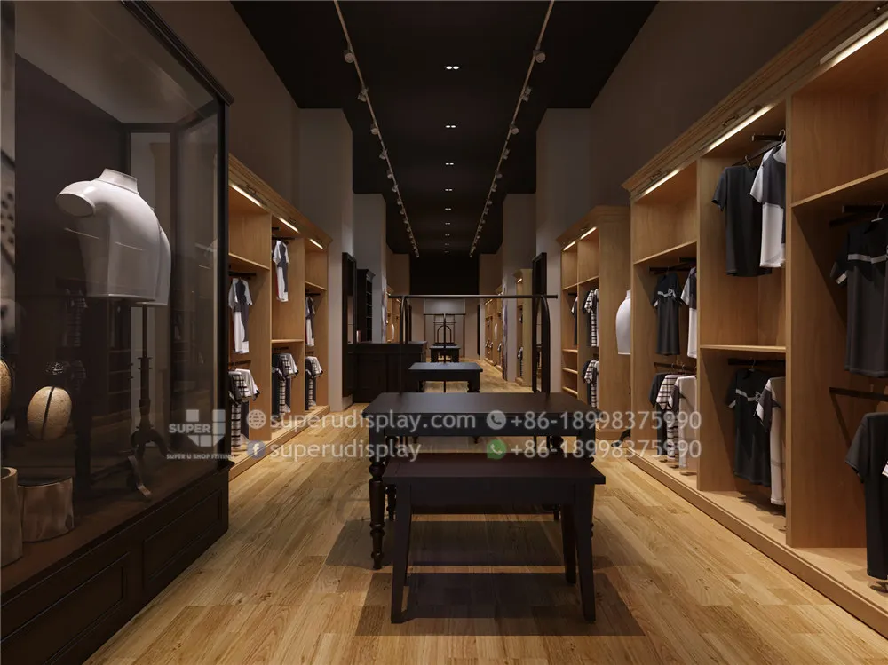 Costume sur mesure pour hommes, Boutique de vêtements, présentoir