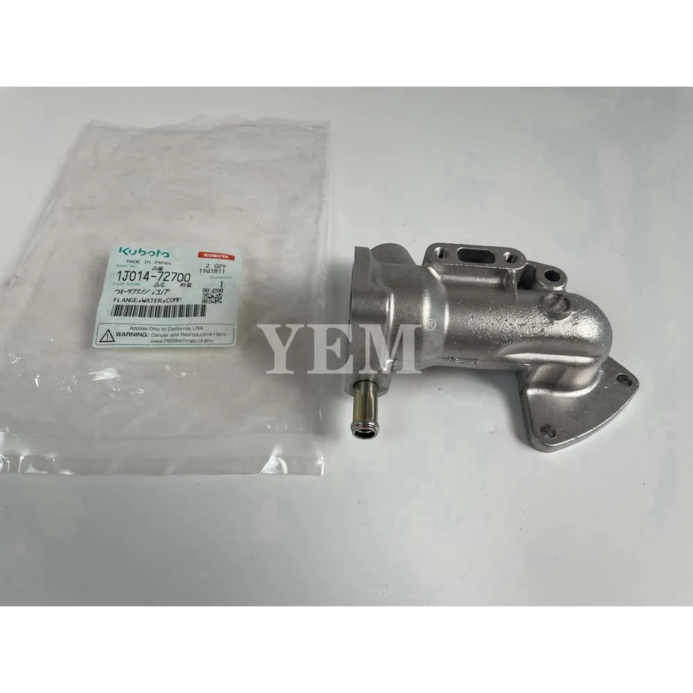 D722 Comp Water Flange 1J014-72700 for Kubota Engine Spare Part