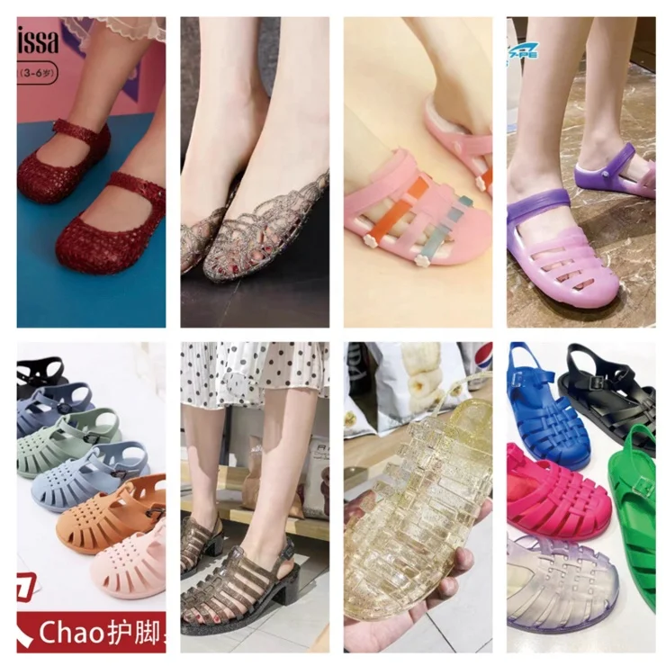 One Color Single Color 12 Stations 24 Stations PVC Crystal Shoes Jelly Shoes Moulding Machine