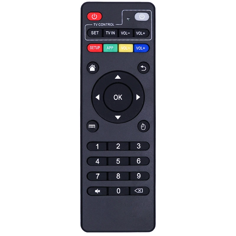 Universal Smart TV Box Learning Remote Control for Android Set Top Box MXQ Pro 4K X96 T95M T95N M8S Can Control TV and Receiver