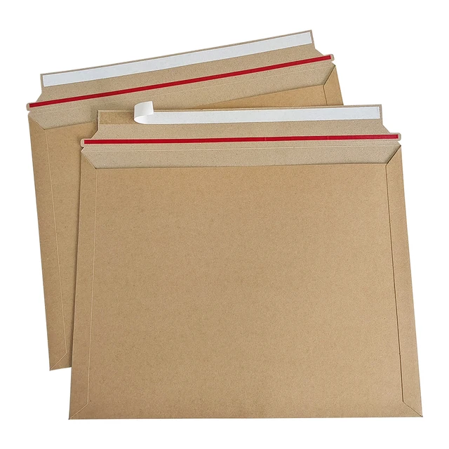 Self Seal white brown Kraft Paper Mailer Envelopes Personalized custom 100% Recyclable Print Logo Packaging Envelope Express bag