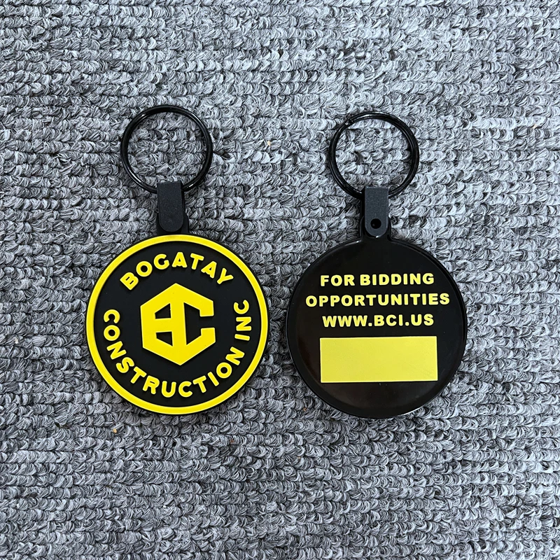 Customized Promotional Cute Soft Pvc Rubber Key Ring Key Chain Keychainrubber Keyringsilicone 