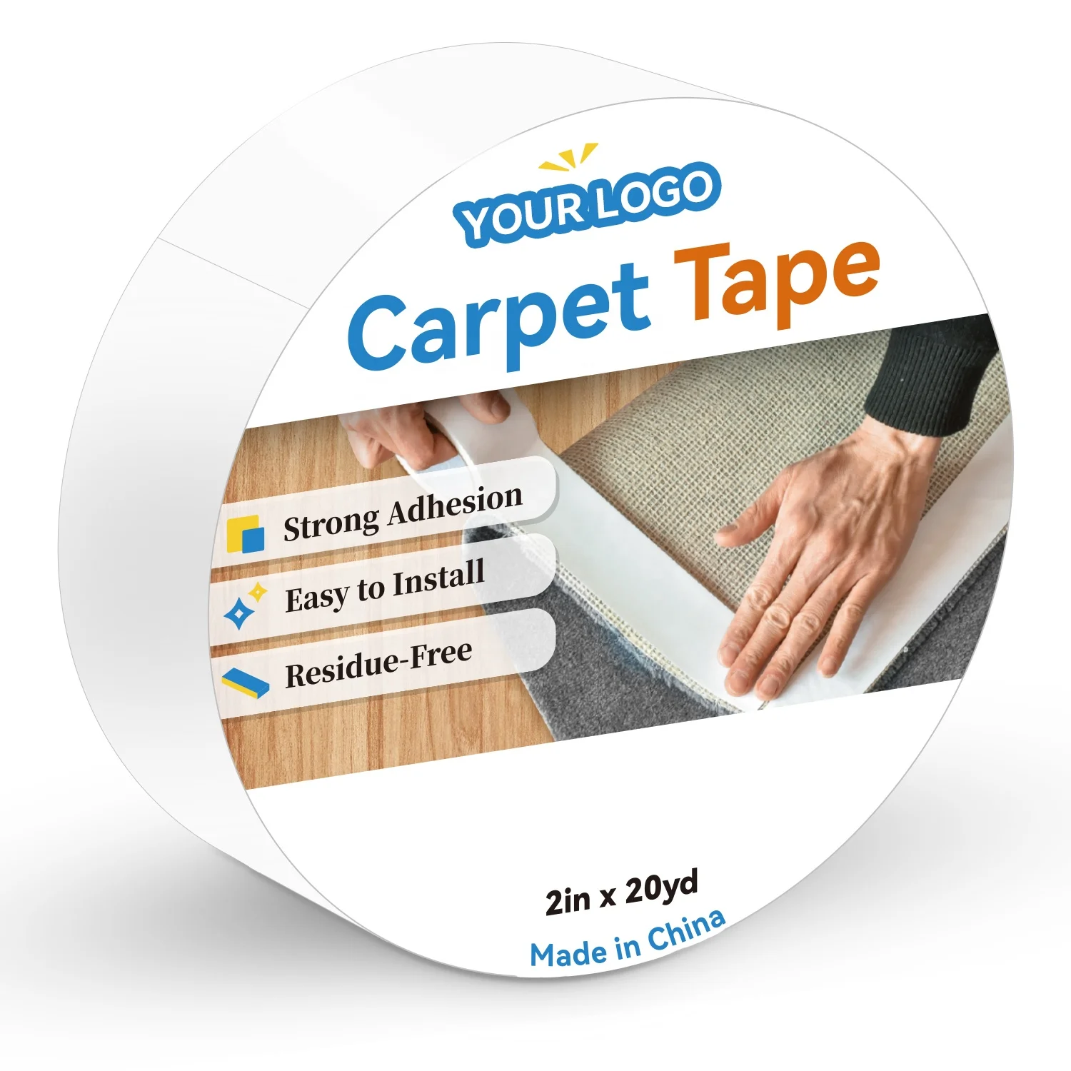 heavy duty carpet tape (double sided)