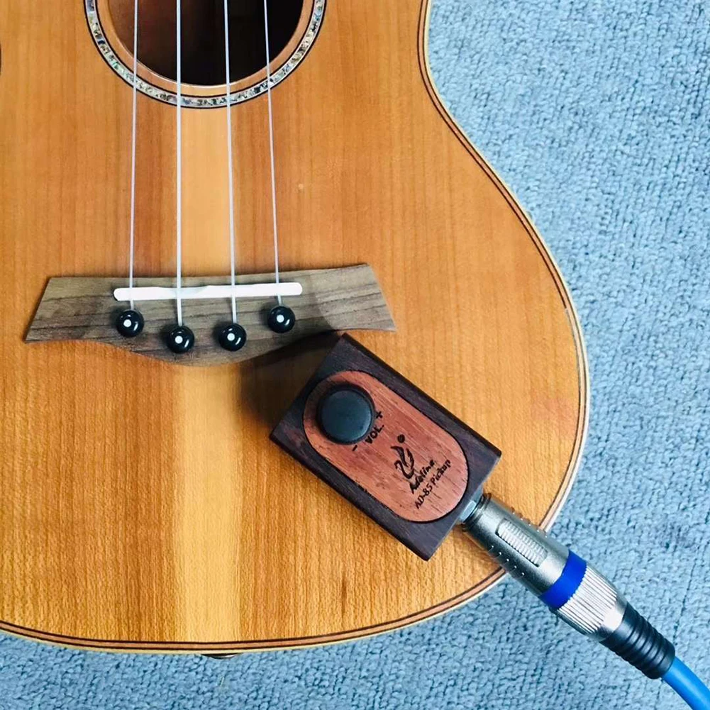 Adeline Ad85 Guitar Pickup Preamp Amplifier No Drilling Folk Guitar