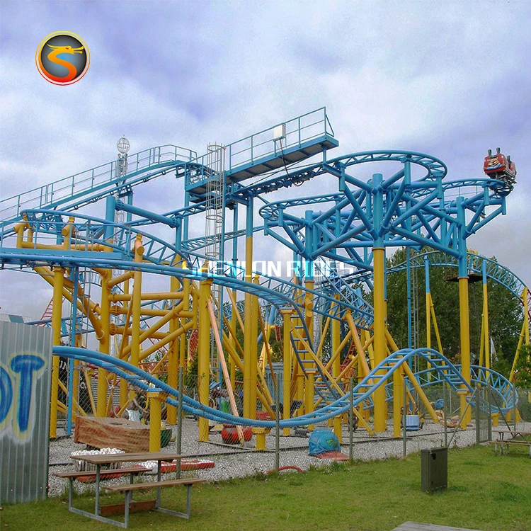Лидер продаж большая тематическая игра в горку парк развлечений американские горки крутящаяся американская горка продажа