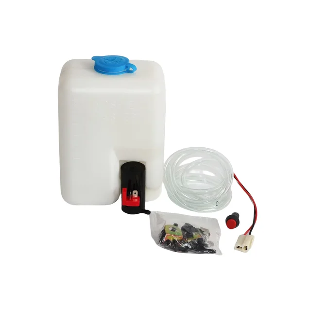 12V/24V Universal Windshield Fluid Manufacturer Windscreen Washer Fluid Storage Tank Washer Kit