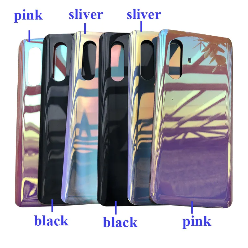 New Fashion Back Battery Cover Housing for Vivo X50 X30 X60 Pro V40 Lite 4G  V2424 Glass Back Rear Door Housing Battery Cover