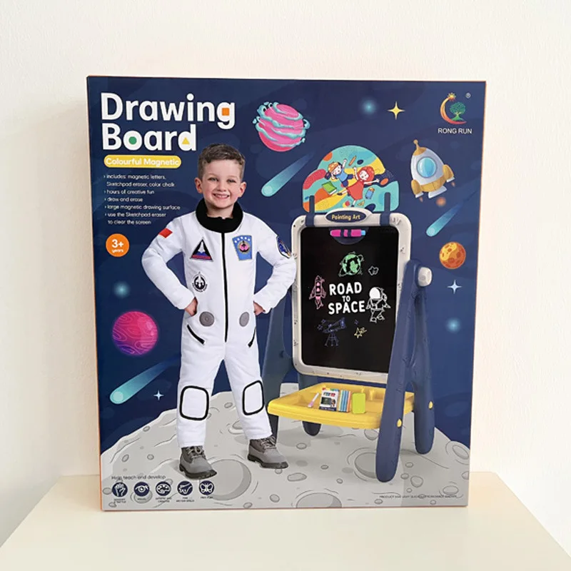 Magnetic Dinosaur Colored Graffiti Erasable Stand Children's Drawing Board Early Education Educational Toys