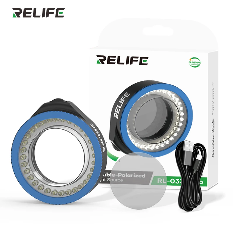 RELIFE RL-033E Pro Adjustable Dual Polarized Light Source for