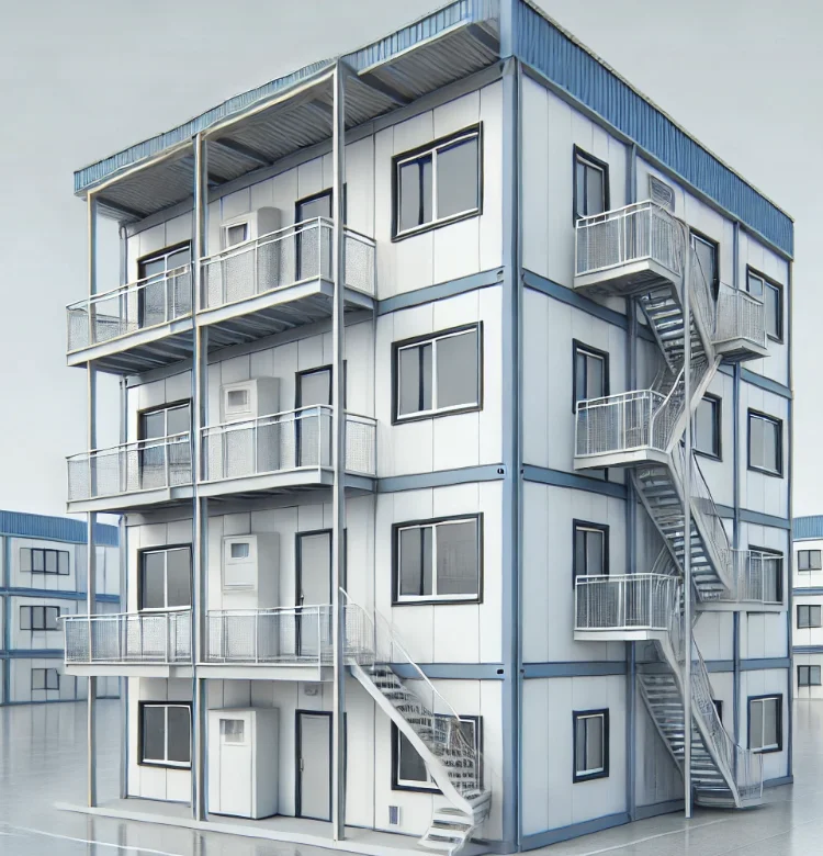 2025 Custom Design K House Prefab Portable Prefabricated Construction Site Kiosk Booth for Warehouse Use