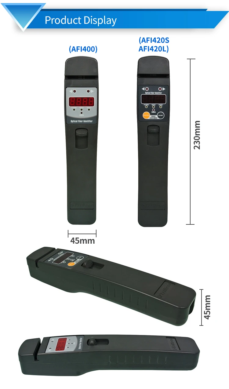 Ftth Tool Optic Fiber Identifier Live Fiber Identifier 800nm-1700nm 2 