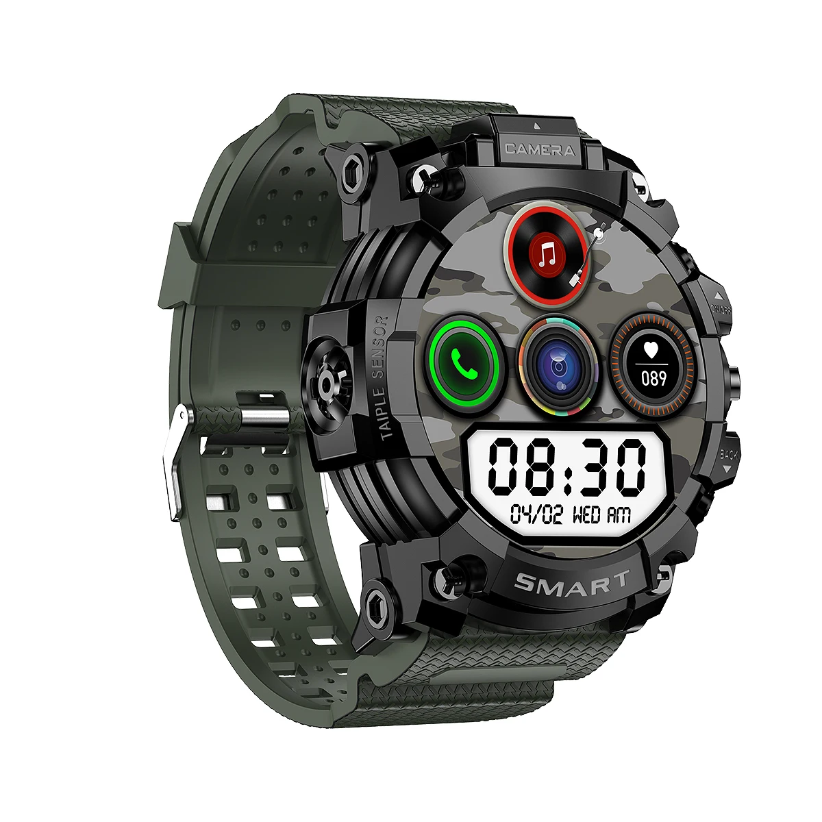 Android Smart Watch Men Rotating Camera Wifi 4G Smartwatches Sport GPS Fitness Tracker Clock Heart Rate Monitor for Phone