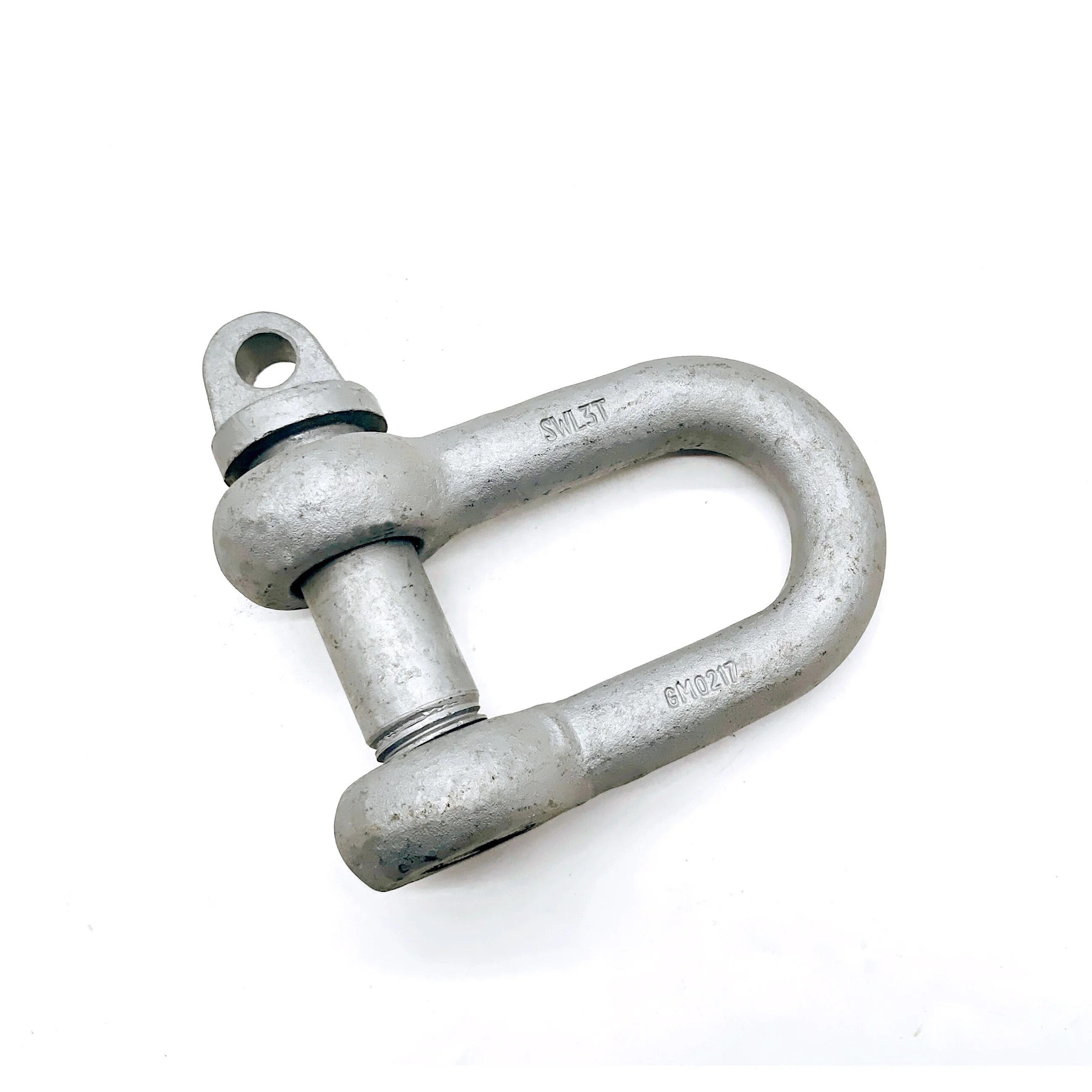 5 Ton Self Colour Large Dee Shackle With 32MM Screw Pin To BS3032-1.1/4" D 5T 