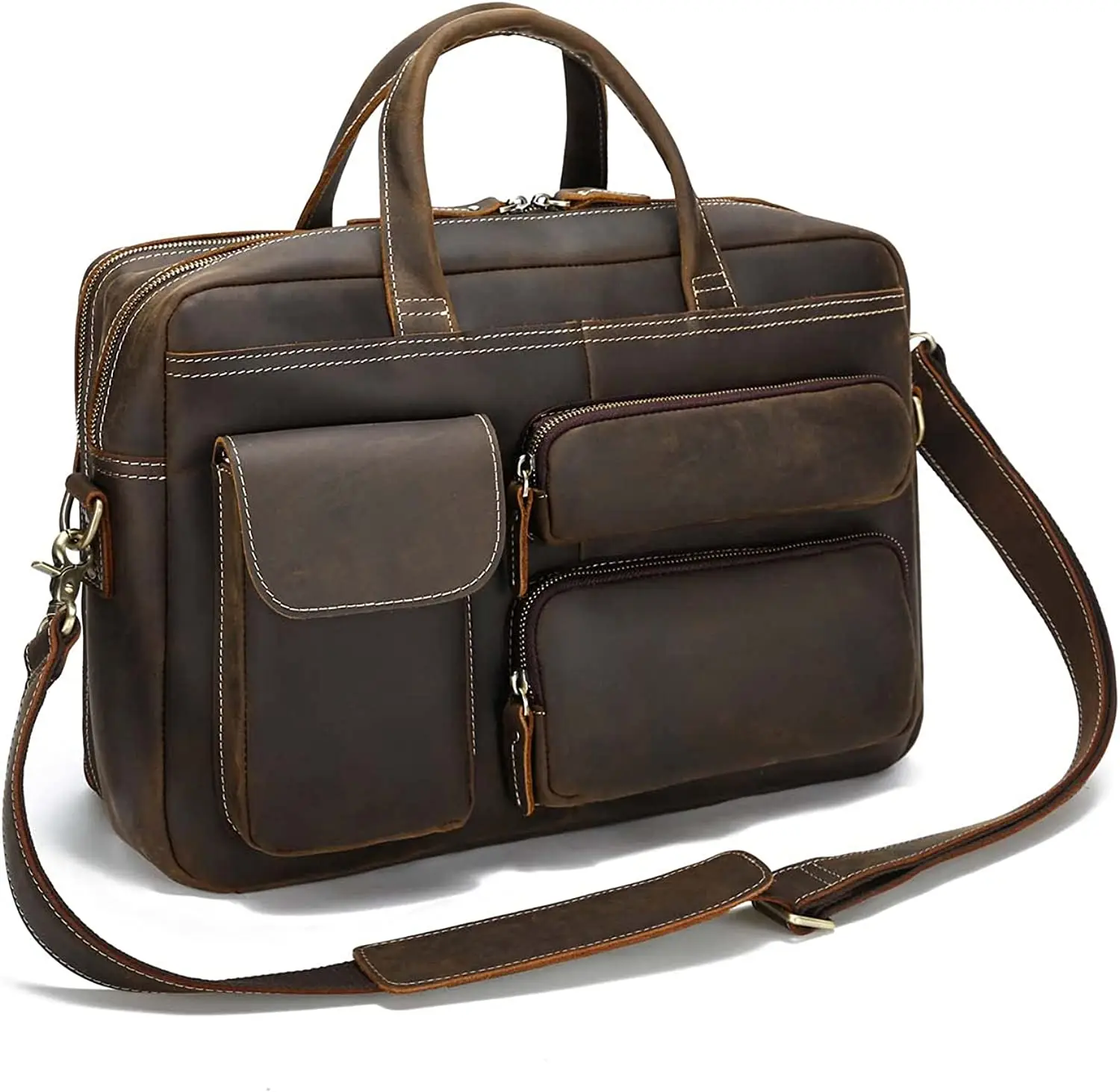 Large Capacity Waterproof Portable Crossbody Business Messenger Laptop Sleeve Bag