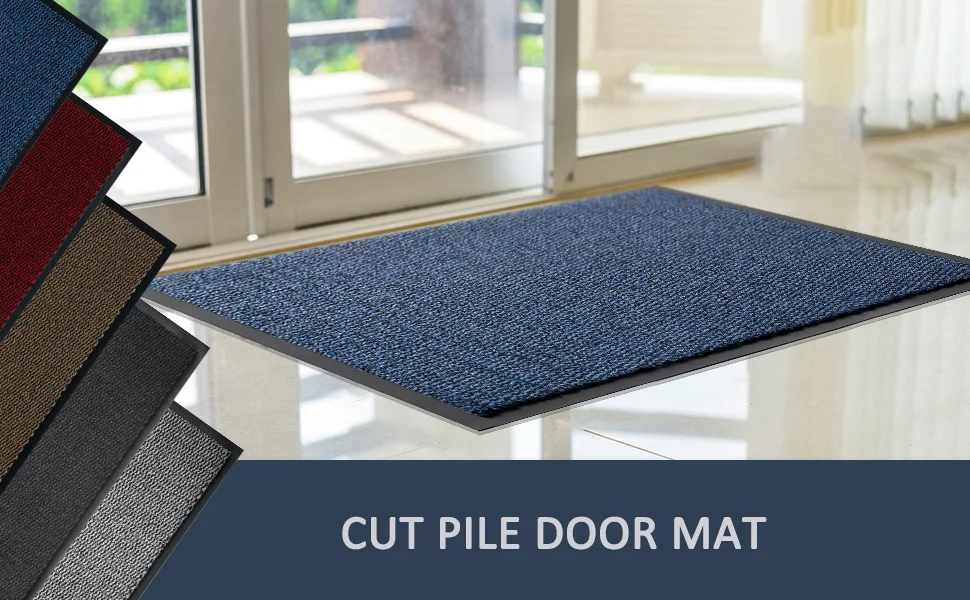 PVC Backed Cut Pile Door Mat Antislip and Stain Resistant details