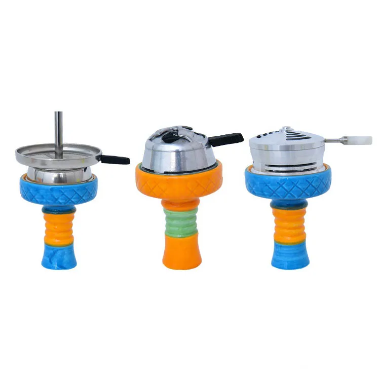 2023 New Hookah Bowl Phunnel Hookah Head Pivot Clay Shisha Bowl With