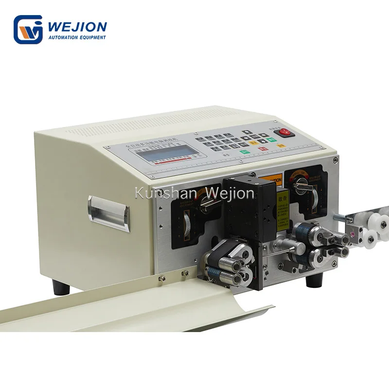 WJ4221 Full Automatic Auto Jacket Cable Cut and Strip Tool Electric Insulation Remove Equipment Wire Cutter and Stripper