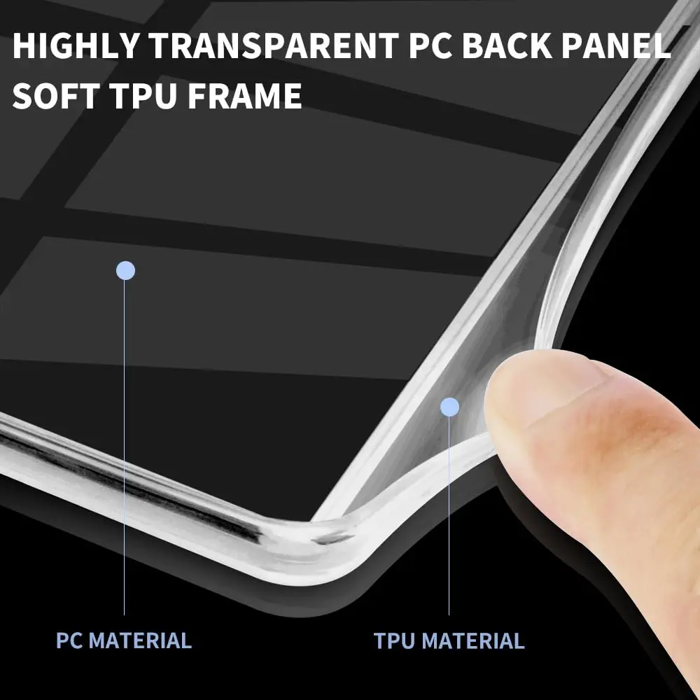 product protective case for  kobo libra color 7 inch  released in 2024 ultra transparent soft flexible tpu back cover laudtec-5