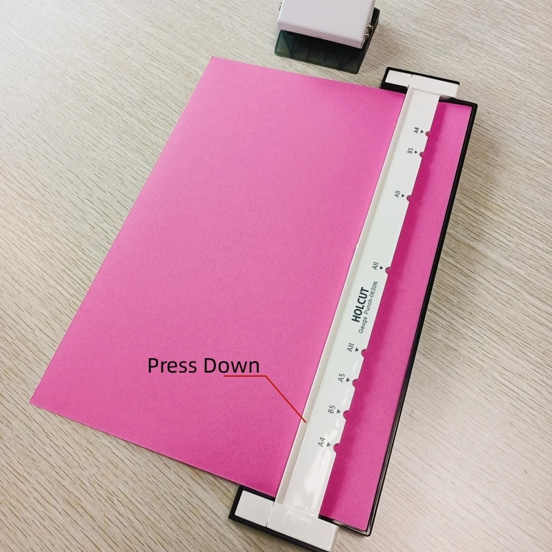 Fancy Ring Binder 6 Hole Punch A4 B5 A5 Carl Punch With 6 Hole Punch