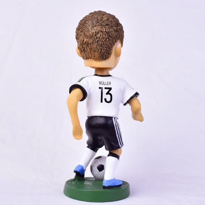 Custom Football Player Mini Plastic Figure,soccer Player Pvc  Figure,lifelike Football Player Custom Pvc Figure