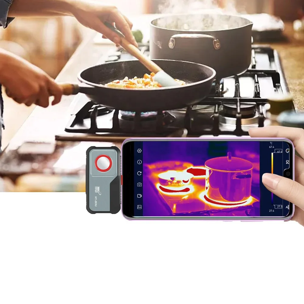 Hti 203u Multi Color Check Camera Mobile Thermographic Camera
